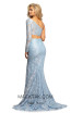 Johnathan Kayne 2039 Ice Blue Back Dress