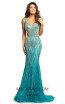 Johnathan Kayne 2041 Turquoise Front Dress