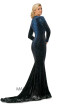 Johnathan Kayne 2045 Black Ab Back Dress
