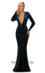 Johnathan Kayne 2045 Black Ab Front Dress
