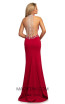 Johnathan Kayne 2049 Red Back Dress