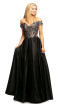 Johnathan Kayne 2051 Black Front Dress