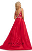 Johnathan Kayne 2052 Red Back Dress