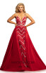 Johnathan Kayne 2052 Red Front Dress