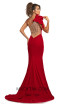 Johnathan Kayne 2055 Red Back Dress