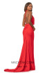 Johnathan Kayne 2059 Red Back Dress