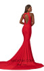 Johnathan Kayne 2061 Red Back Dress
