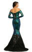 Johnathan Kayne 2062 Mermaid Black Back Dress