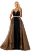 Johnathan Kayne 2062 Black Front Dress