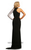 Johnathan Kayne 2067 Black Silver Back Dress