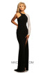 Johnathan Kayne 2067 Black Silver Front Dress