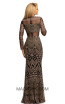 Johnathan Kayne 2080 Black Multi Back Dress