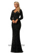 Johnathan Kayne 2084 Black Front Dress
