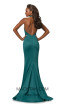 Johnathan Kayne 2096 Teal Back Dress