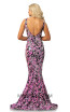 Johnathan Kayne 2106 Pink Multi Back Dress