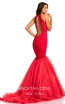 Johnathan Kayne 8030 Red Back Dress