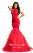 Johnathan Kayne 8030 Red Front Dress