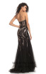 Johnathan Kayne 9003 Black Rose Gold Back Dress