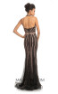 Johnathan Kayne 9004 Black Rose Gold Back Dress