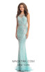 Johnathan Kayne 9006 Aqua Front Dress