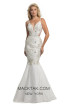 Johnathan Kayne 9010 White Front Dress