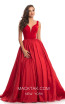 Johnathan Kayne 9016 Red Front Dress
