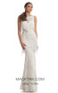 Johnathan Kayne 9020 White Front Dress