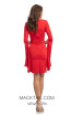 Johnathan Kayne 9021 Red Back Dress
