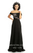 Johnathan Kayne 9023 Black Front Dress