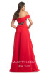 Johnathan Kayne 9023 Red Back Dress