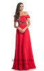 Johnathan Kayne 9023 Red Front Dress