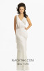 Johnathan Kayne 9027 White Front Dress