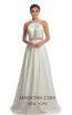 Johnathan Kayne 9034 White Front Dress
