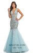 Johnathan Kayne 9035 Ice Blue Front Dress
