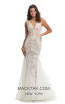 Johnathan Kayne 9035 White Front Dress