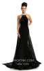 Johnathan Kayne 9046 Black Front Dress