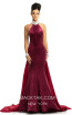 Johnathan Kayne 9046 Wine Front Dress