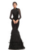 Johnathan Kayne 9052 Black Front Dress