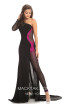 Johnathan Kayne 9061 Black Hot Pink Front Dress