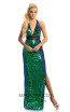 Johnathan Kayne 9062 Mermaid Green Front Dress