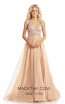 Johnathan Kayne 9066 Rose Gold Front Dress
