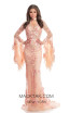 Johnathan Kayne 9070 Peach Front Dress