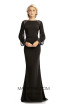 Johnathan Kayne 9073 Black Front Dress