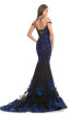 Johnathan Kayne 9077 Black Royal Back Dress