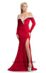 Johnathan Kayne 9084 Red Front Dress