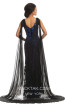 Johnathan Kayne 9085 Black Royal Back Dress