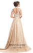 Johnathan Kayne 9114 Gold Back Dress