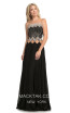 Johnathan Kayne 9117 Black Front Dress
