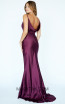 Jolene 19034 Eggplant Back Dress