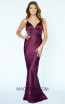 Jolene 19034 Eggplant Front Dress